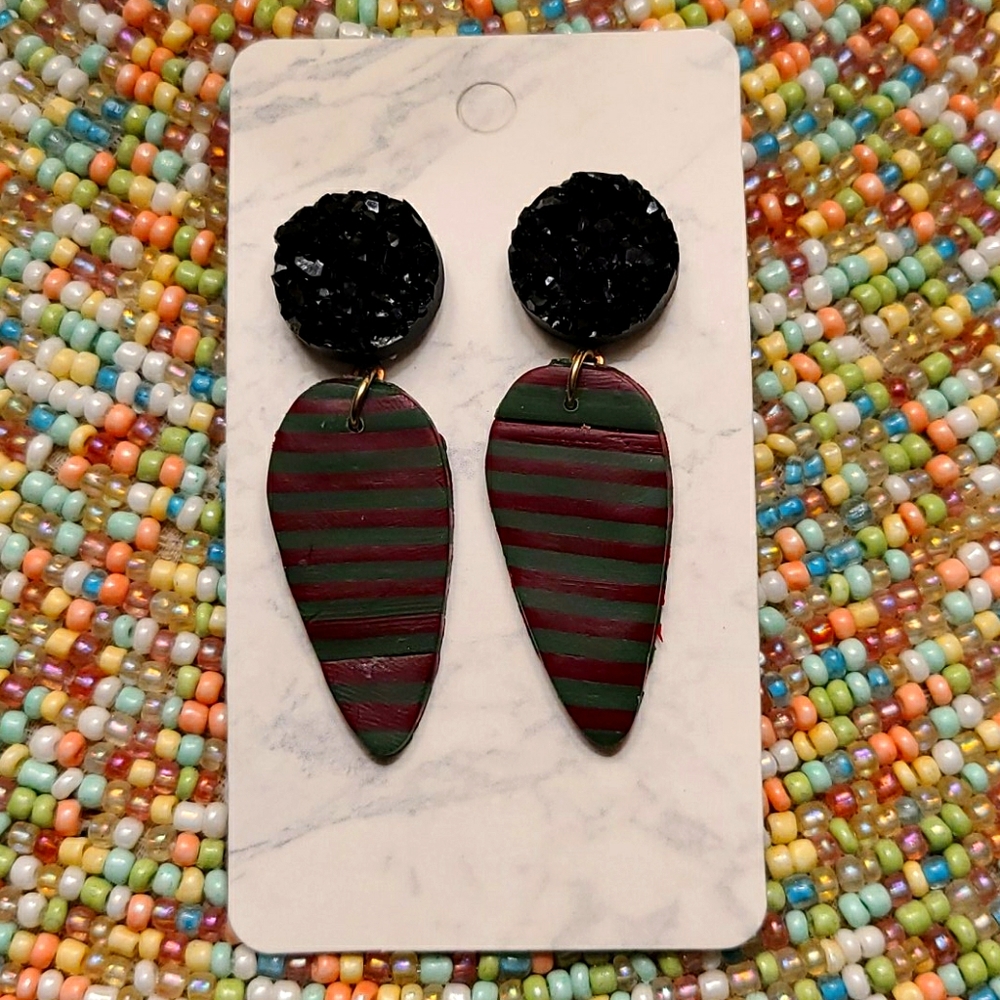 🎃Druzy Freddy Earrings